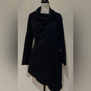 All Saints Black Hoxton Monument Coat Size 0